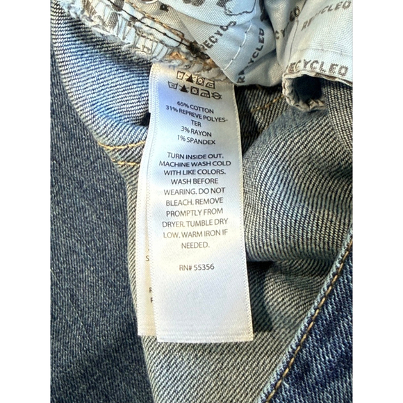 Rachel Zoe Women’s Wide Leg Jeans Size 4 Blue High Rise Denim Straight Leg - Picture 5 of 7